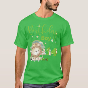 Camiseta Cute Lion 14th Birthday Boy