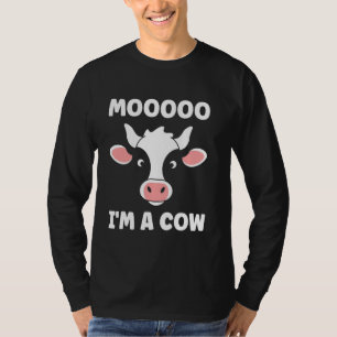 Camiseta Cute Little Cow Funny cita mooo soy una vaca 1