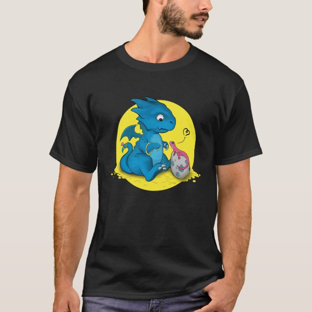 Camiseta Cute little dragon Love Dragons (Anverso)