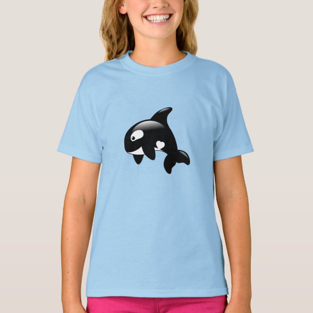 Camiseta Cute Little Orca Whale (Anverso)