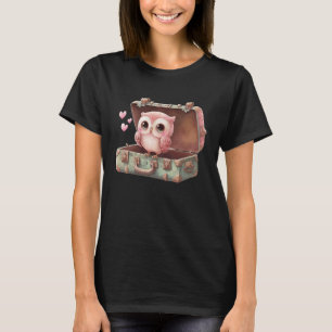 Camiseta Cute Little Owl Valetines Animal Love 15