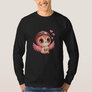 Camiseta Cute Little Owl Valetines Animal Love  17