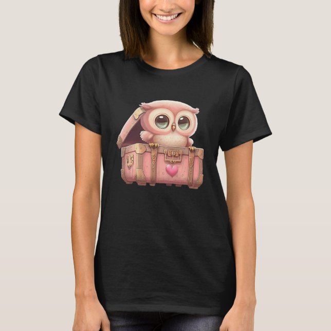 Camiseta Cute Little Ows Valetines Animal Love 7 (Anverso)