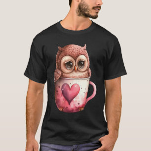 Camiseta Cute Little Ows Valetines Animal Love 8
