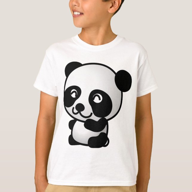 Camiseta Cute little panda (Anverso)