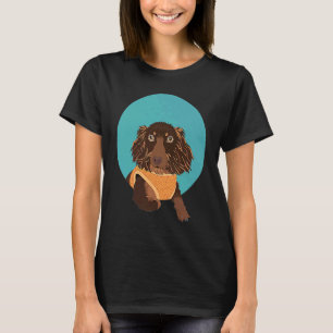 Camiseta Cute Long Haired Dachshund