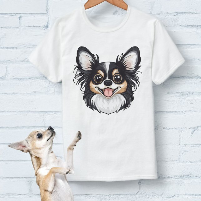Camiseta Cute Long Haitiano Tricolor Chihuahua (Subido por el creador)