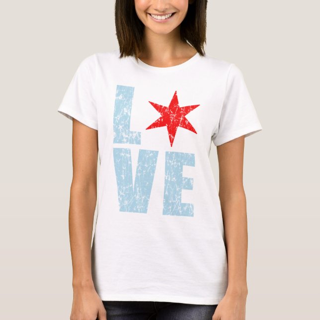 Camiseta Cute Love Chicago (Anverso)
