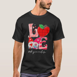 Camiseta Cute Love Gnome Daycare Life Funny Día de San Vale