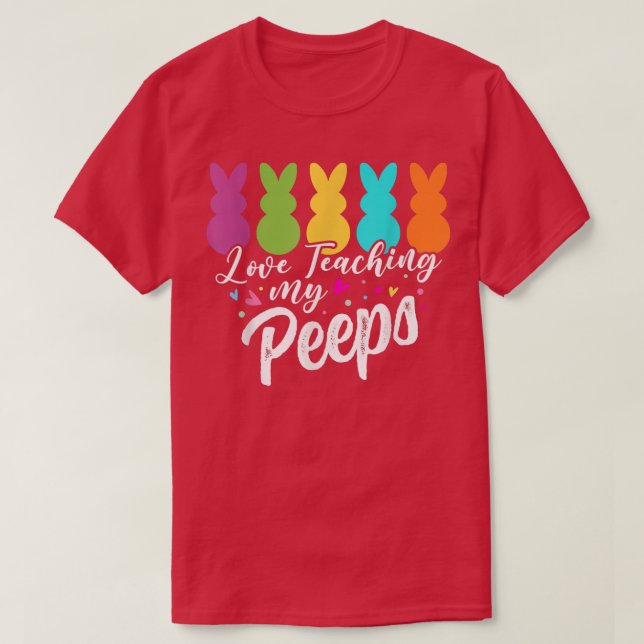 Camiseta Cute Love Teaching My Students Easter Day Funny Te (Diseño del anverso)