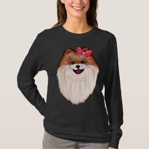Camiseta Cute Lovely Pomeranian Dog No 0196