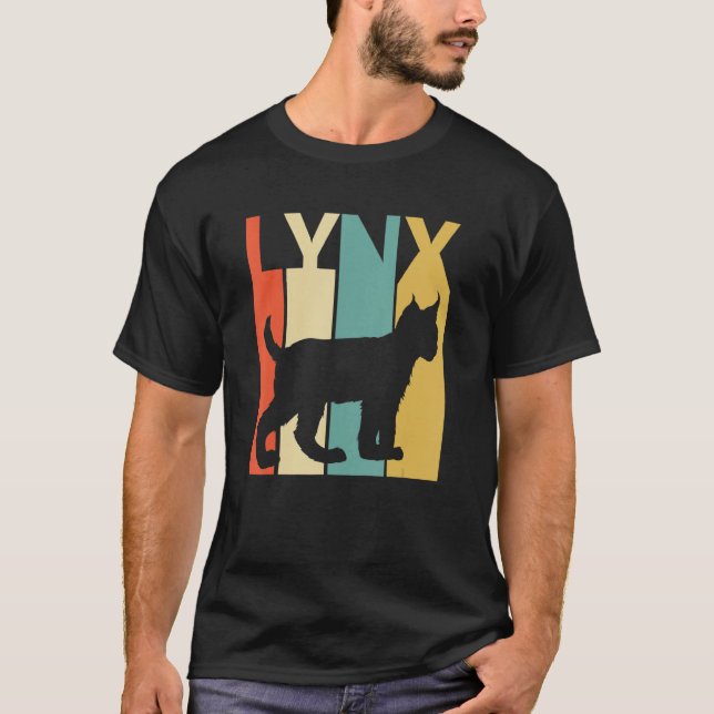 Camiseta Cute Lynx cat Animal (Anverso)