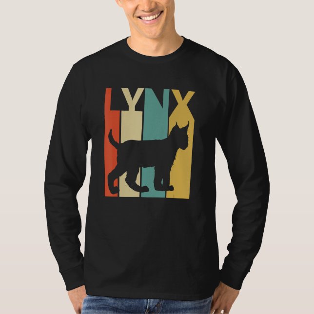 Camiseta Cute Lynx cat Animal (Anverso)