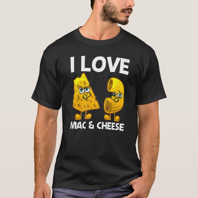 Camiseta Cute Mac & Cheese For Men Women Macaroni Cheese    (Anverso)