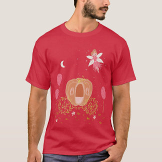 Camiseta Cute Magic Fairy Wish Stick Entrenador de calabaza