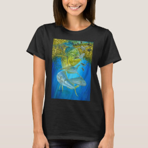 Camiseta Cute Mahi Mahi Pesca Pez Atún Y Tortuga 