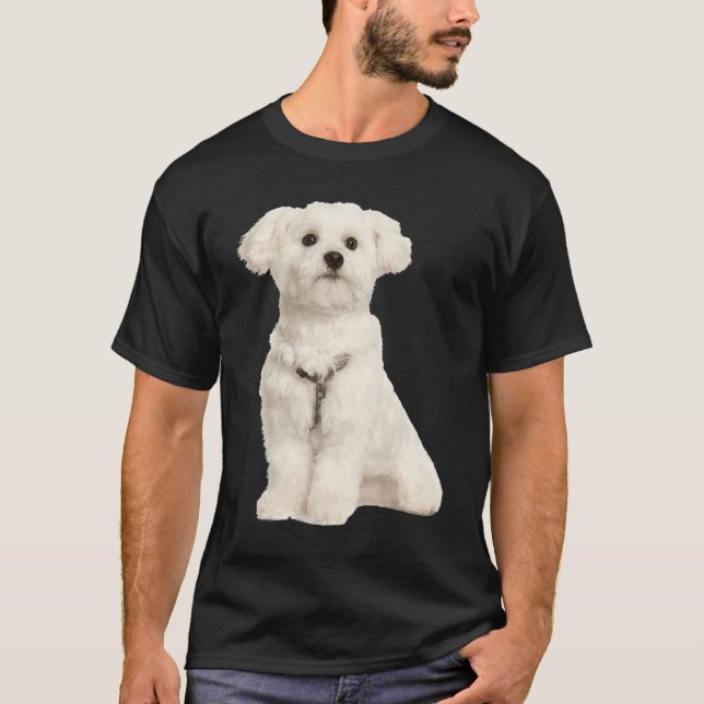 Camiseta Cute Maltese (Anverso)