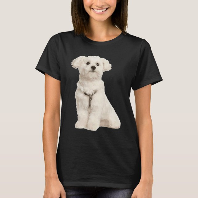 Camiseta Cute Maltese (Anverso)