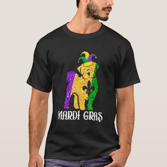 Camiseta Cute Maltese Dog Lover Mardi Gras Party Jester Mas (Anverso)