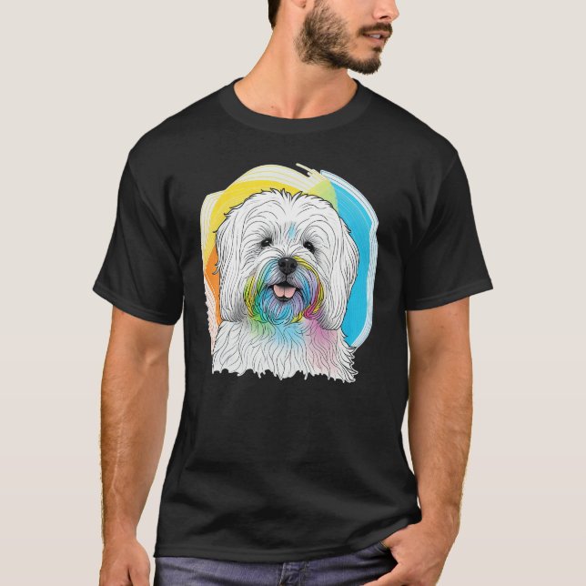 Camiseta Cute Maltese Dog on Maltese dog   1 (Anverso)