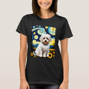 Camiseta Cute Maltipoo Perro Pop Art Colorido Diseño Poodle