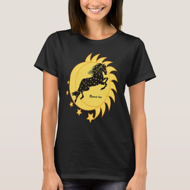 Camiseta Cute Mane iac Celestial Horse Dancer Girls Graphic (Anverso)