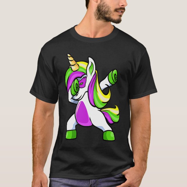 Camiseta Cute Mardi Gras Clothes For Girls New Orlean Dabbi (Anverso)