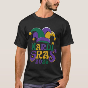 Camiseta Cute Mardi Gras Mask Fun 2025