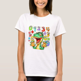 Camiseta Cute Maths Crocodile Numbers T Shirt for Kids