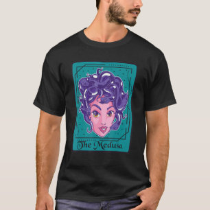 Camiseta Cute Medusa Tarjeta de Tarot de Mitología Griega A