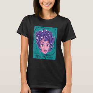 Camiseta Cute Medusa Tarjeta Tarot De Mitología Griega Anti