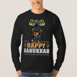 Camiseta Cute Menorah Chanukah Ugly Dachshund Dog Hanukkah<br><div class="desc">Cute Menorah Chanukah Ugly Dachshund Dog Hanukkah</div>
