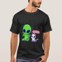 CUTE MEOW CAT CON ALIEN