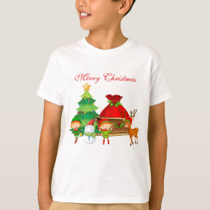 Camiseta Cute Merry Christmas Kids