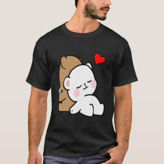 Camiseta Cute Milk Mocha Historia De La Cama Siempre Me Bes
