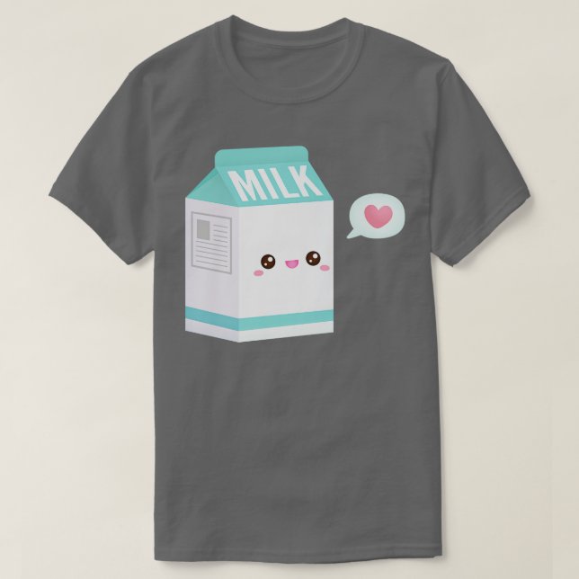 Camiseta Cute Milk ton I Love Milk (Diseño del anverso)