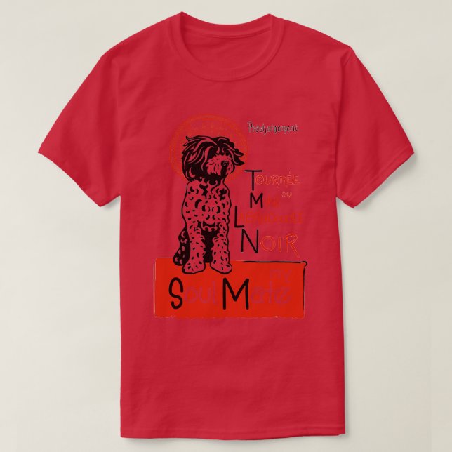 Camiseta Cute Mini Labradle Soul Mate (Diseño del anverso)