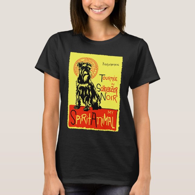 Camiseta Cute Miniature Schnauzer Dog Mini Schnauzer (Anverso)