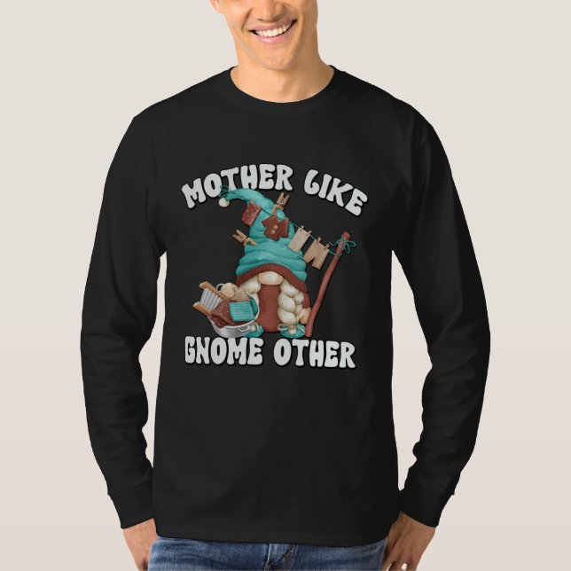 Camiseta Cute Mom Saying For Women And Gnome   Laundry (Anverso)