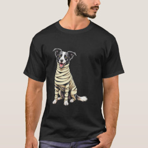 Camiseta Cute momia Frontera Collie Divertido perro amante