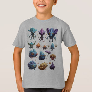 Camiseta Cute Monster Bugs