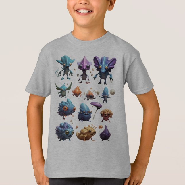 Camiseta Cute Monster Bugs (Anverso)
