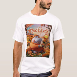 Camiseta Cute Moo-Deng Hippo Diseño Para Halloween