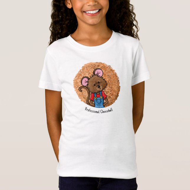 Camiseta Cute Mouse y Cheeseball (Anverso)