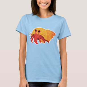 Camiseta Cute mujeres Personalizado Hermit Crab Tee