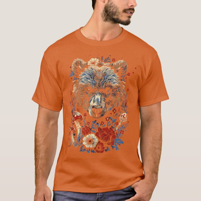 Camiseta Cute Mushroom Bear (Anverso)