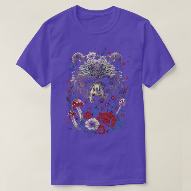 Camiseta Cute Mushroom Bear (Diseño del anverso)