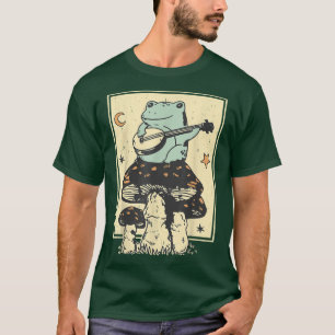 Camiseta Cute Mushroom Guitar Frog 622