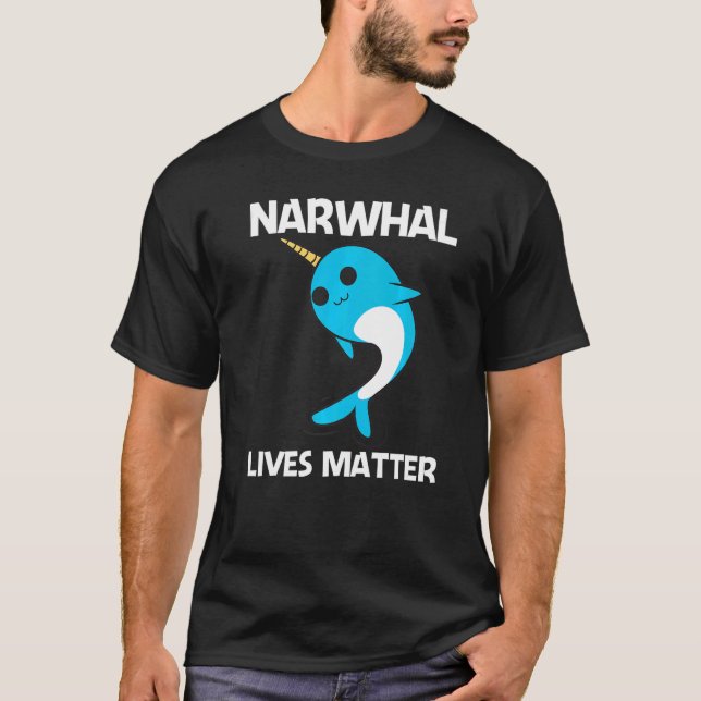Camiseta Cute Narwhal For Men Women Narwhale Narwhal Tusk (Anverso)