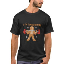 Cute Navidad Gym Pan de Jengibre Entrenamiento Fes